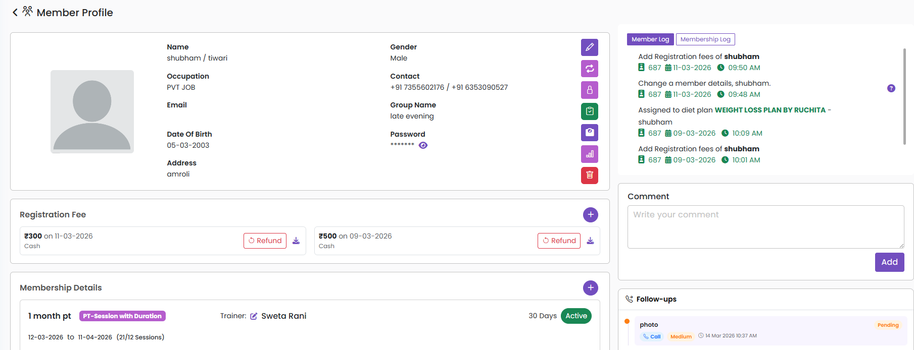 Finance Dashboard